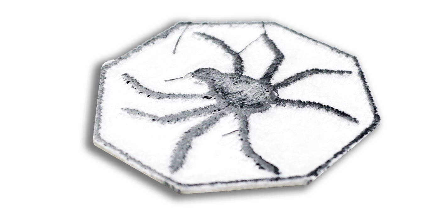 naszywka naprasowanka magiczne przedmioty pająk